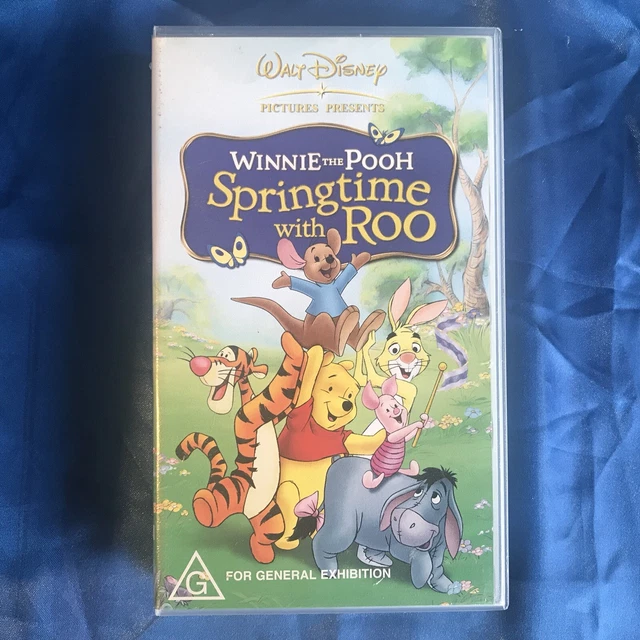 Winnie The Pooh Springtime With Roo Vhs WINNIE THE POOH - Springtime With Roo - Walt Disney - VHS Video Tape