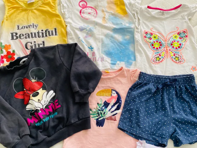Bundle Girls Summer Clothes Age 3-4Years John Lewis H&M Next  Disney Etc