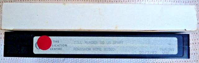 TILL MURDER DO US PART A Woman Scorned Rare Find Roadshow Preview VHS Video Tape