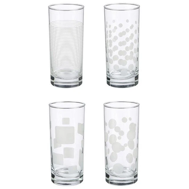 Lot de 4 Gobelets à Eau "Toni'eau" 48cl Transparent