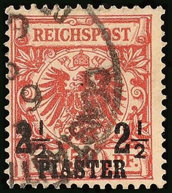 6804) Türkei 10a gestempelt a-Farbe gepr. Hollmann BPP Mi. 550,-