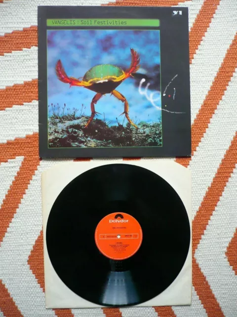 Vangelis Soil Festivities Vinyl UK 1984 Polydor A3/B3 LP EXC++