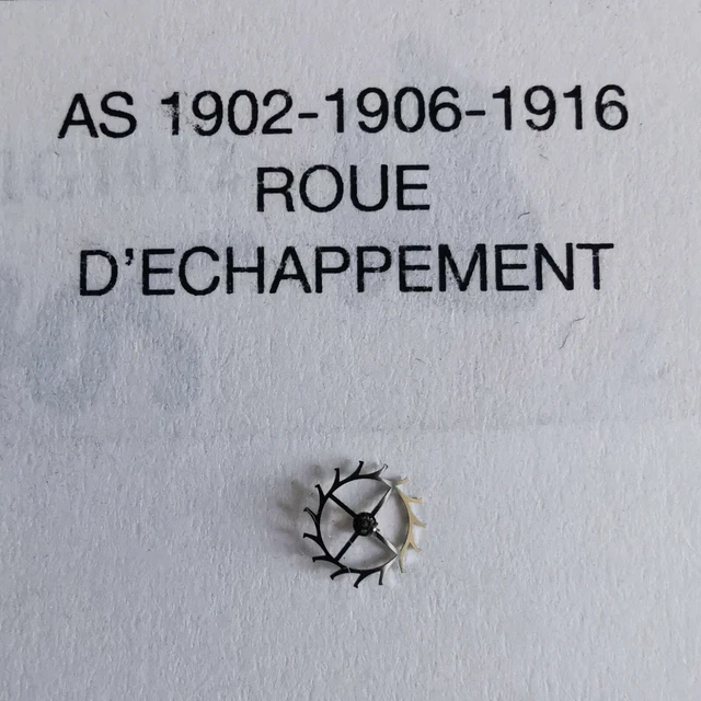 Inverseur De Montée AS Pour Mouvement Horloger - Référence AS1902/06/16, Neuf