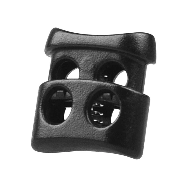 Fermacavi Silicone Regolabile 9x6.5mm - 10 Pezzi Marrone Per Lacci E Cordini