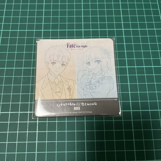 Fate Dining Coaster Shiro Emiya Saber