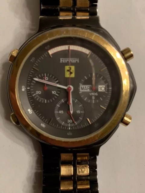 Orologio Cronografo Ferrari Anni 90 Meccanismo a pila