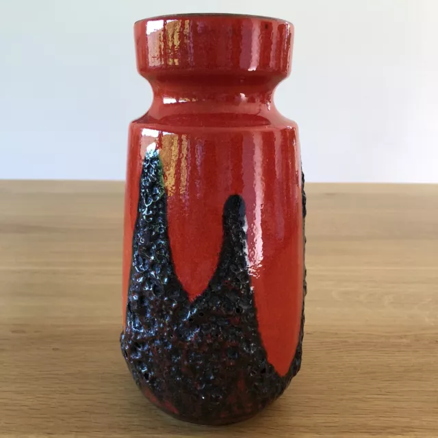 Scheurich Fat Lava Vase 242-22 West Germany Keramik 60er 70er Roth