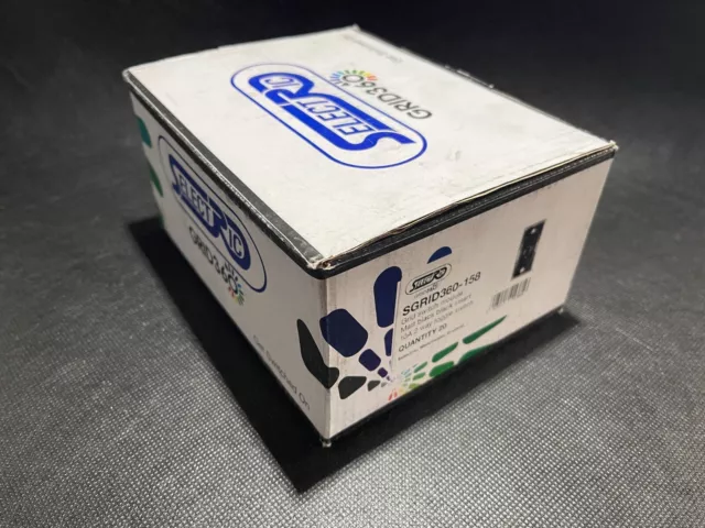 SELECTRIC SGRID360-158 Interruttore modulare nero 13A a 2 vie 20/Scatola (UK) JOBLOT