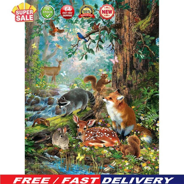 Kit de pintura por números hágalo usted mismo mundo animal lona óleo pared arte imagen adornos