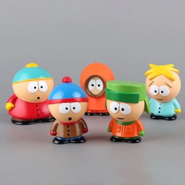 Figurine Collection Dessin Anime South Park Lot 5 Personnages De 6 Cm Pvc Neuf