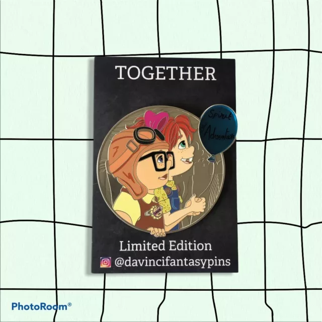 Davinci Fantasy Pins - Together - Carl & Ellie Up Profile Pin LE15 COMPLETER