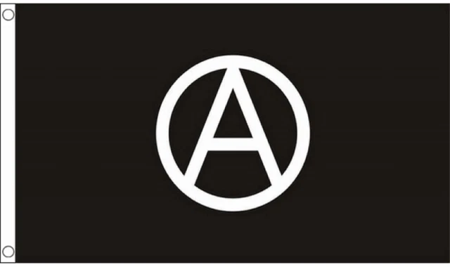 Anarchy Bandera Ataúd Cortina Con Speedy Despacho