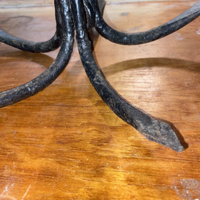 Antique 17Th Ct Blacksmith Wrought 45 Claws Old Anchor Grappling Maritime Hook