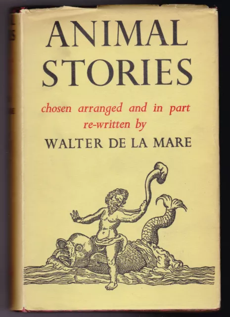 Walter de la Mare - Animal Stories - 1st/1st 1939 in Original Dustwrapper