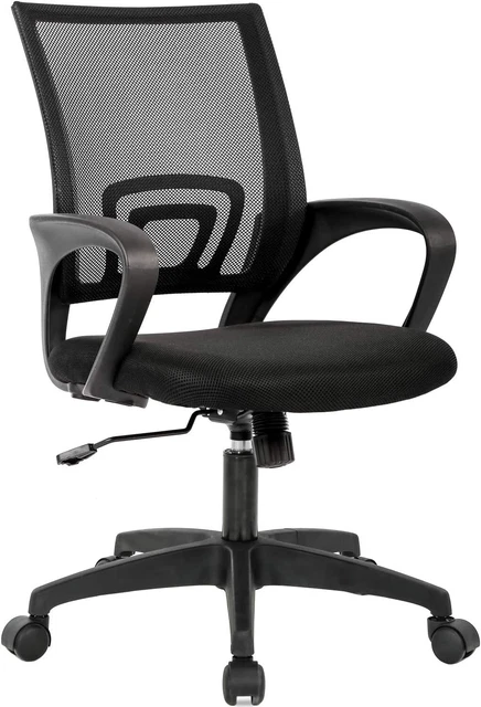 Office Chair Ergonomic Office Chair Mesh Computer Chair Black