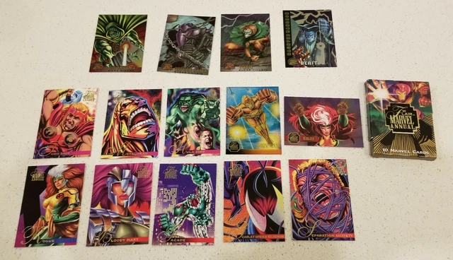 1995 Marvel Flair Annual Edition Box & 1995 Fleer Ultra X-Men Chromium Cards 