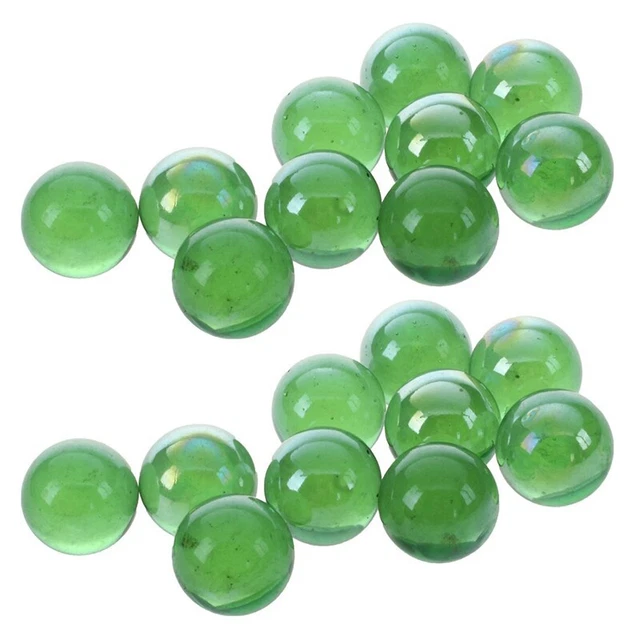 20 Pcs Marbles 16mm Glass Marbles Knicker Glass Balls Decoration Color NuggeI3P5