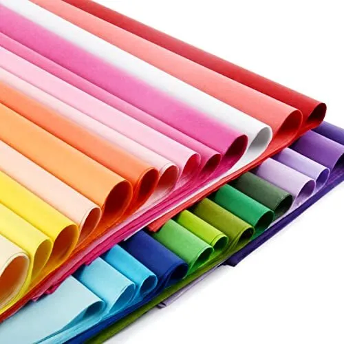 Papel para bolsas 150 hojas 30 surtidos papel de tela de colores papel a granel para regalos