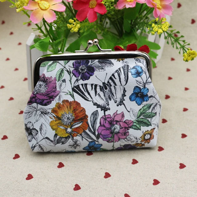 Womens Lady Pouch Clutch Mini Small Wallet Coin Purse Card Holder Organizer Bag