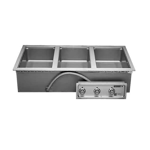 Wells 5P-MOD300DM 3 Pan Drop-In Hot Food Well with Drain Manifold