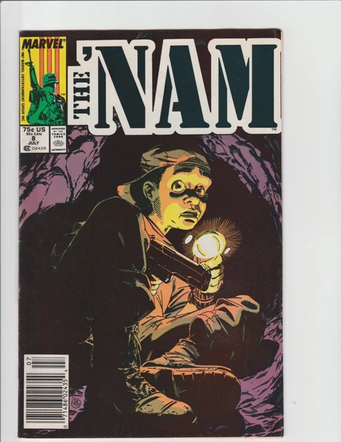 The 'Nam #8 - (Jul 1987, Marvel) First Appearance of Tunnel Rat, Michael Golden.