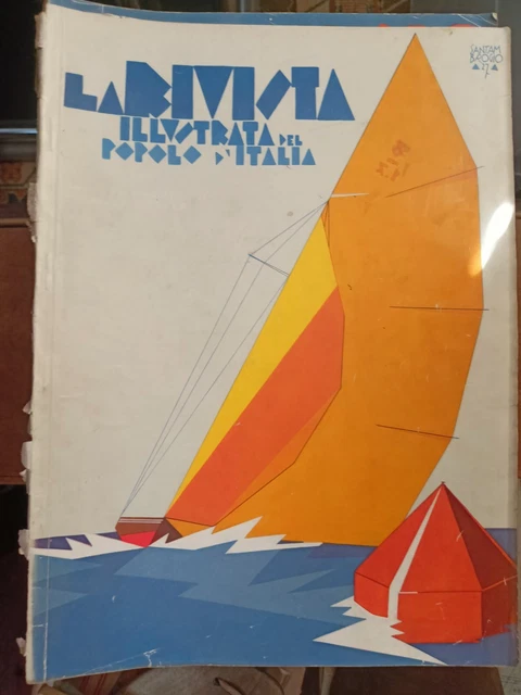 La Rivista Illustrata Del Popolo d'Italia Futurismo agosto 1927