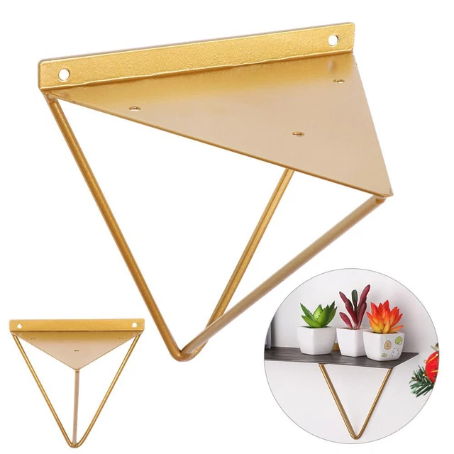 Soportes duraderos de estante de montaje en pared soporte de tablero de banco almacenamiento
