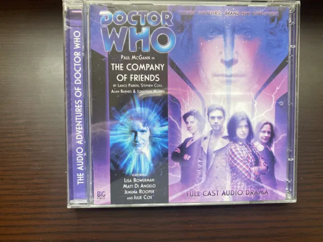 Doctor Who The Company of Friends Audio Drama, CDs, Big Finish, Paul McGann