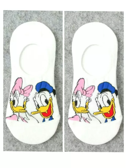 💞 LOVE Socks Donald Duck Daisy Duck Socks Disney No-Show Novelty Socks