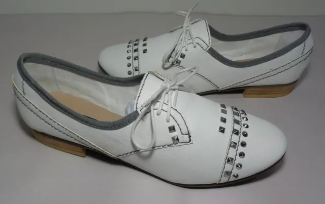 Kensie Size 8.5 M CHICA White Studded Oxfords New Women's Shoes