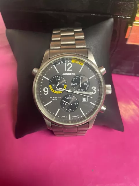 Uhr Herrenuhr Herren Junkers Flugweltrekorde G38.6296/8060