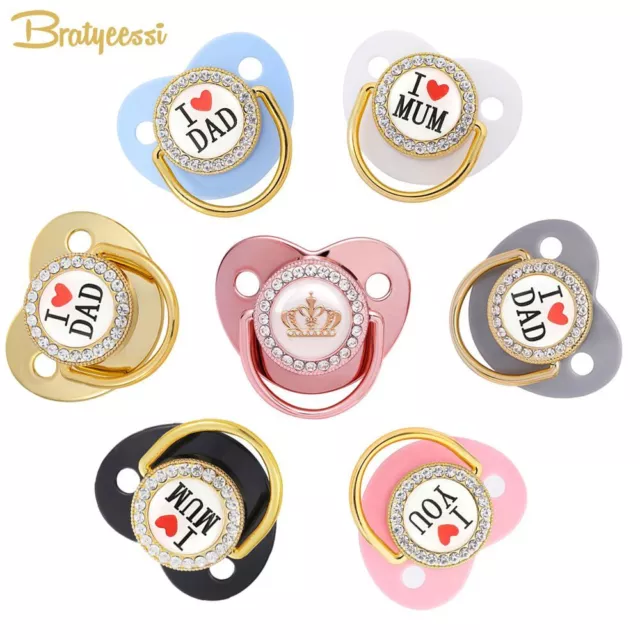 Heart Shape Multicolor Baby Pacifier Silicone Newborn Infant Nipple Pacifiers
