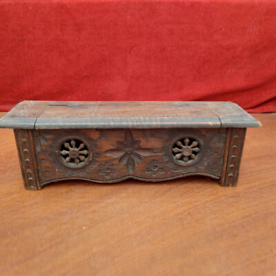 Breton GRAND BANC COFFRE MEUBLE BRETON POUR POUPEE 