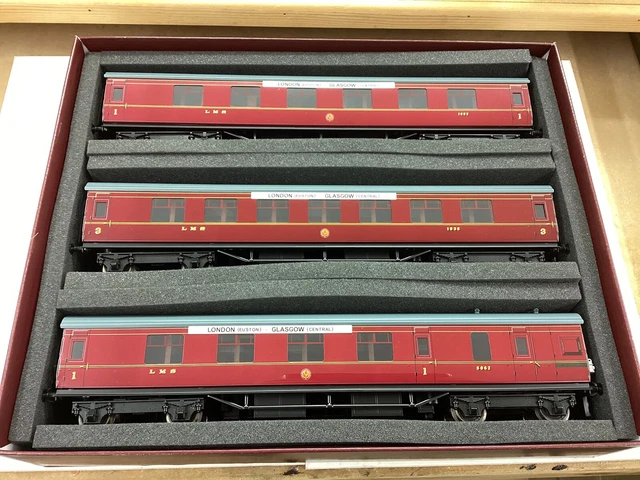 ACE TRAINS O Gauge LMS Coach Set A Series C/18 £180.00 - PicClick UK