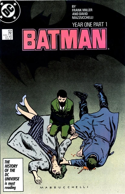 Batman #404 DC 1987 Frank Miller Year One Part 1-HIGH GRADE!