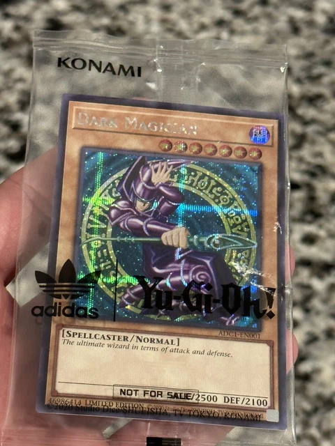 Yu-Gi-Oh Dark Magician ADC1-EN001 Limited Edition Adidas Promo, New Sealed Card