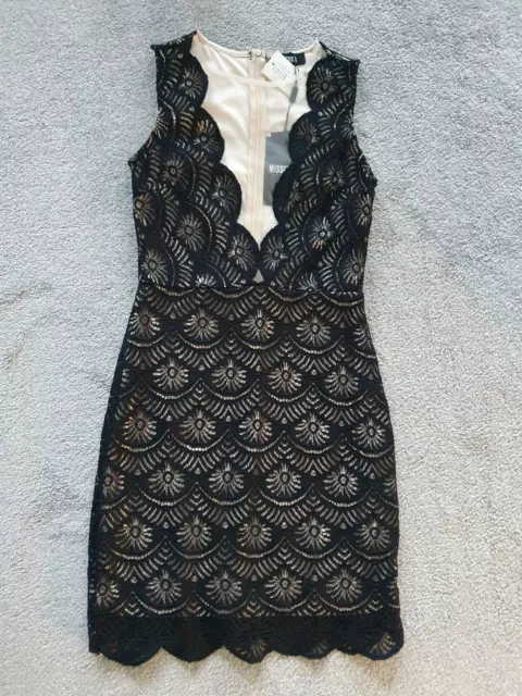 NEW MISSGUIDED PLUNGE Lace Dress, Size 10 £3.00 - PicClick UK