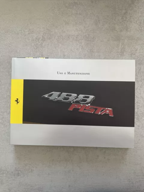 manuale uso e manutenzione Ferrari 488 pista