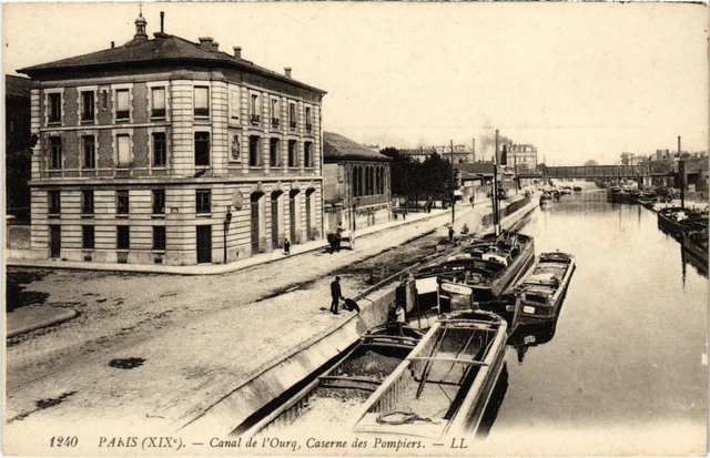 Carte Postale Ancienne Paris 13e - Rue Jeanne D'Arc Et Caserne Des Sapeurs-Pompiers