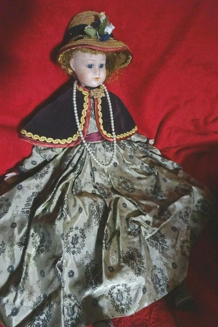 Poupée Porcelaine Ancienne – 1960 – Mains Et Membres Porcelaine – Fille