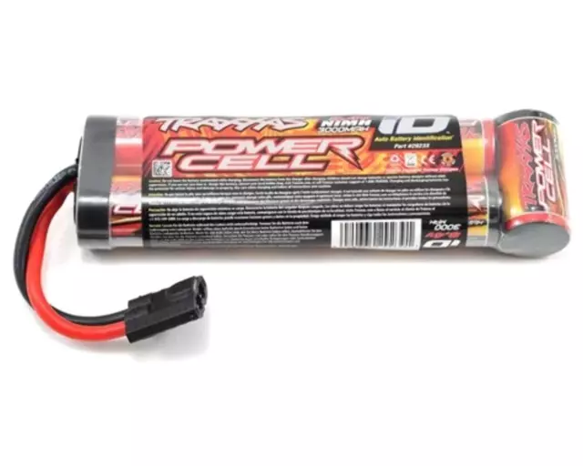 Traxxas 2923X 3000mah Nimh 8.4v Flat Pack Battery ID Plug