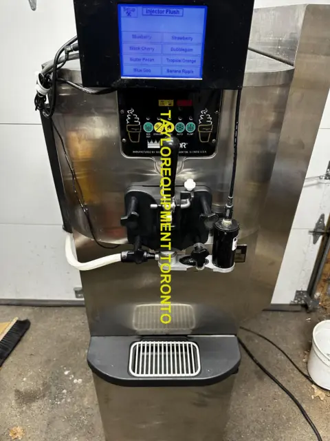 2014 TAYLOR AIR cooled 1 ph C706-27 soft serve Ice Cream Machine & flavor Burst