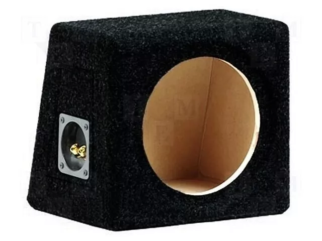 1 piece, Car loudspeaker enclosure OB.MDF.01.BK /E2UK