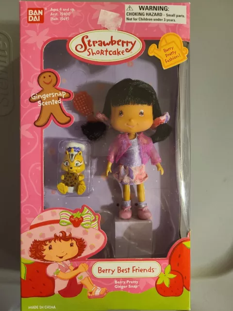 Strawberry Shortcake Berry Best Friends Berry Pretty Ginger Snap Bandai New Yum!
