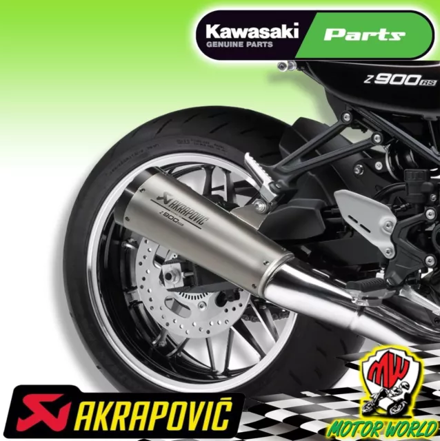 Tuyau D'Échappement Akrapovic En Titane Kawasaki Z 900 Rs 2018 2019 2020 2021