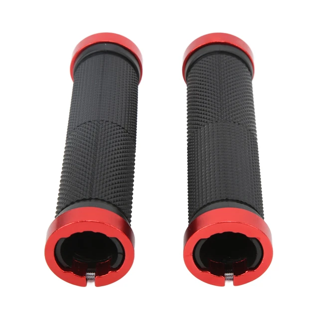 (Rouge) 02 015 Poignées De Guidon En Caoutchouc De Vélo Couvercle De Guidon
