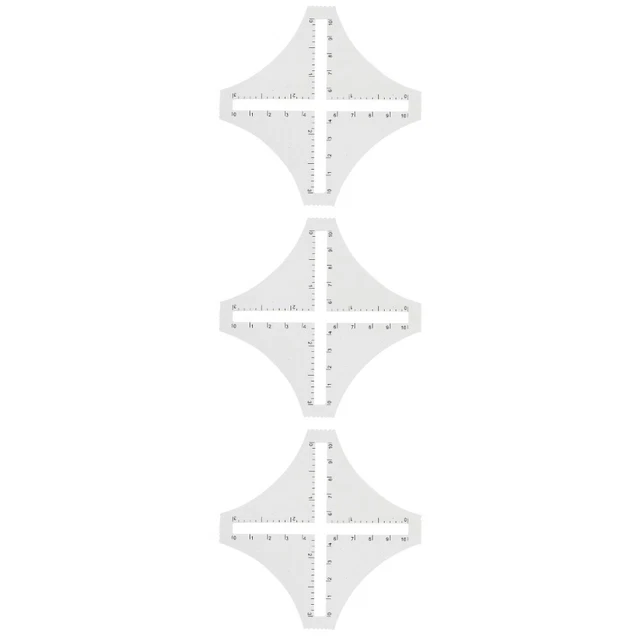 3x règle à tricoter règle de patchwork  règle de couture   règle de tricot pull