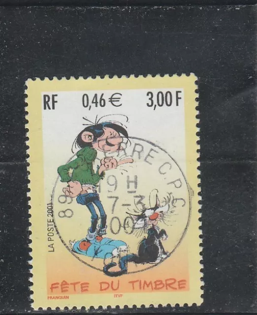 L5050 FRANCE Timbre Y&T N° 3370 de 2001 " Fete du Timbre Gaston Lagaf " Oblitéré