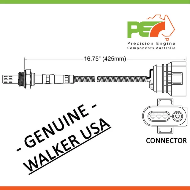 NEW * WALKER USA * Oxygen Sensor O2 For Audi A4 2.6L ABC $125.00 ...