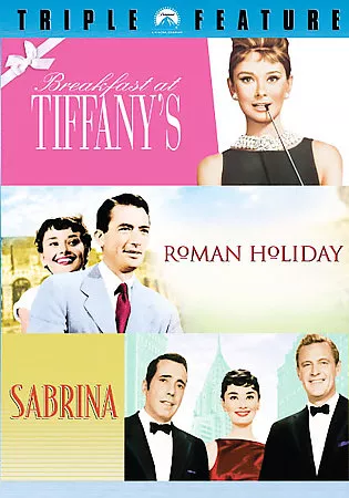 Audrey Hepburn DVD Triple Feature: Breakfast at Tiffanys, Roman Holiday, Sabrina